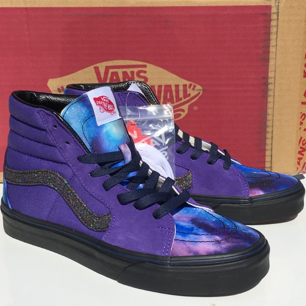 💥SOLD💥VANS SK8-Hi "Celestial Royalty" Cosmic Galaxy Sz 7 - Picture 1 of 16